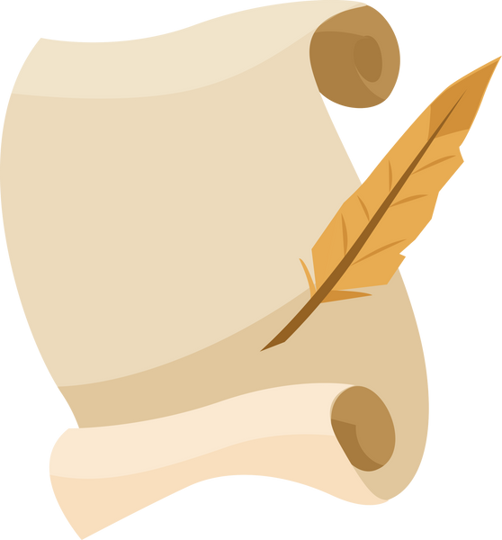 Paper Scroll Illustration